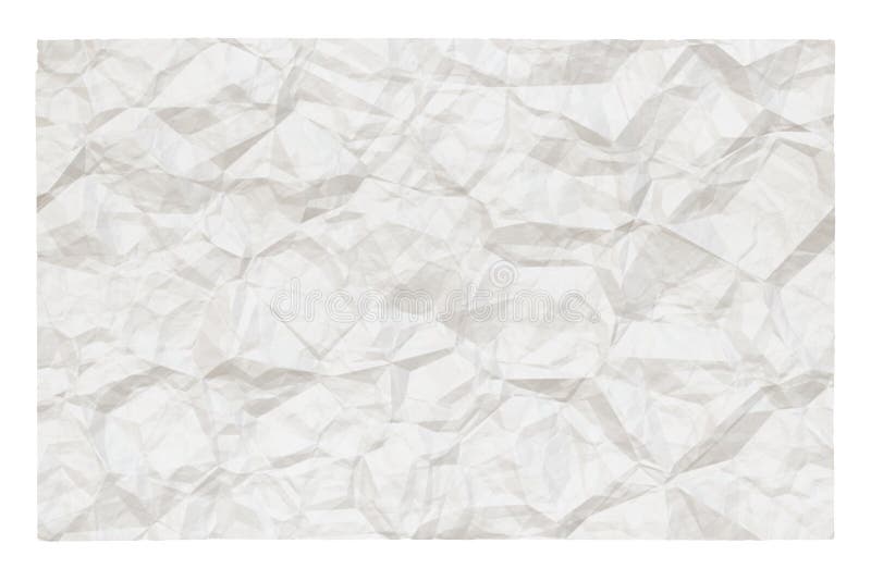 Old crumpled paper stock illustration