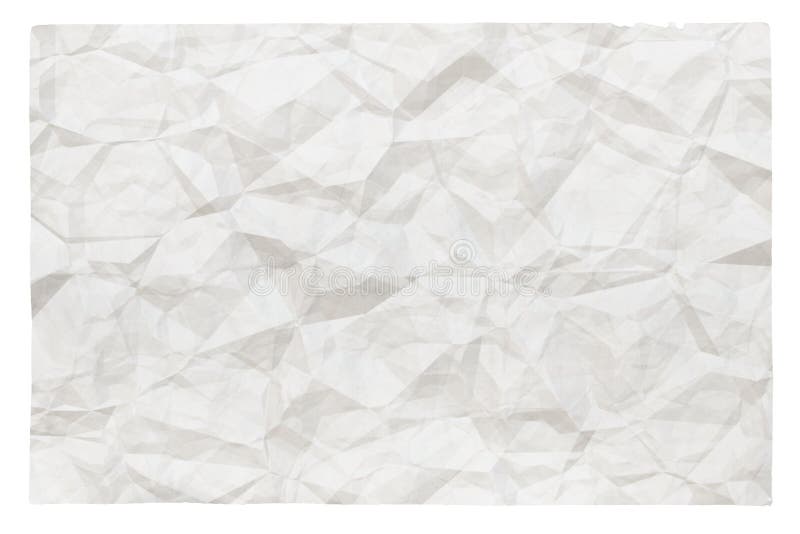 Old crumpled paper royalty free illustration