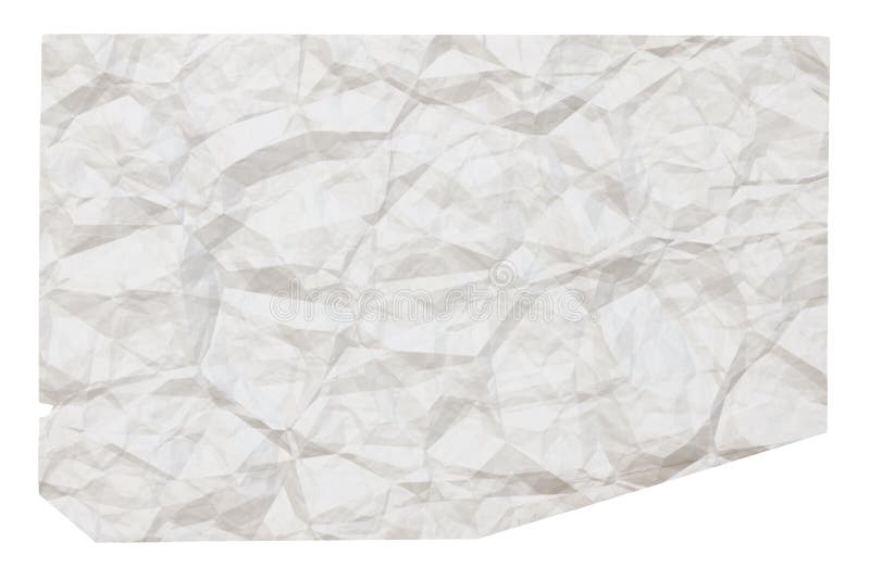 Old crumpled paper stock illustration