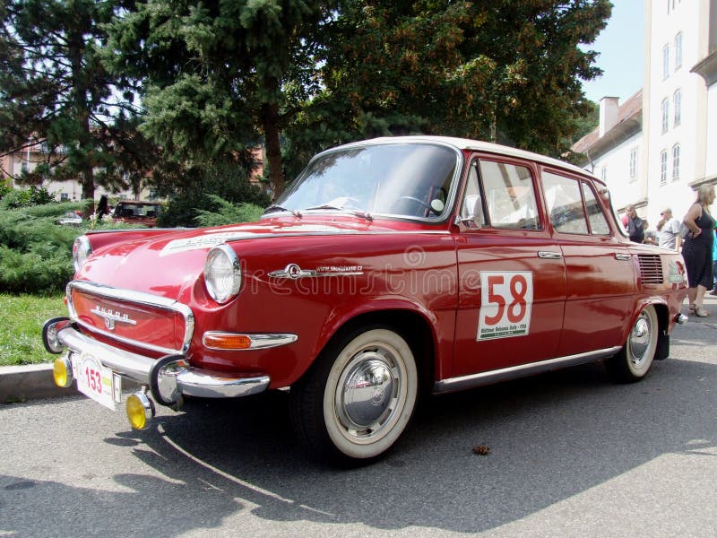 Old Czech car from 60s, Skoda MB