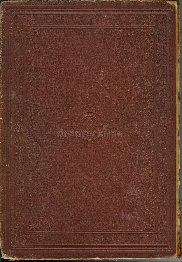 Old damaged book cover (1888)