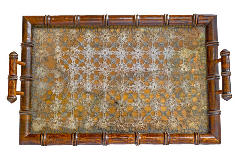 Old decorative dinner tray stock photo. Image of restaurant 92125734