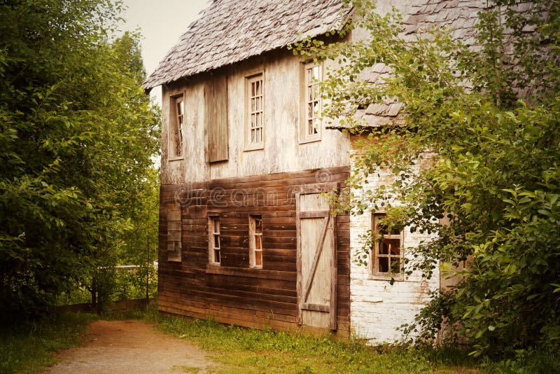 The old deserted abandoned street. stock image The old deserted abandoned street. stock image