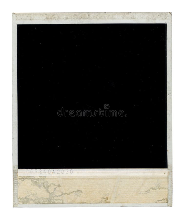 Dirty Polaroid Frame Back stock image. Image of frame 29799815