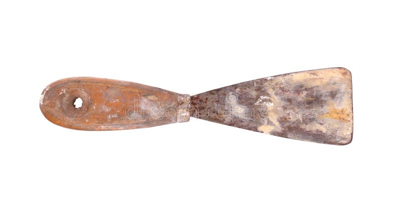 Old dirty and rusty scraper stock images