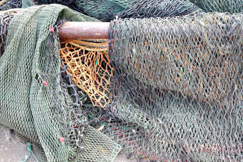 Discarded Ropes nets stock image. Image of cargo, fishing - 41749639