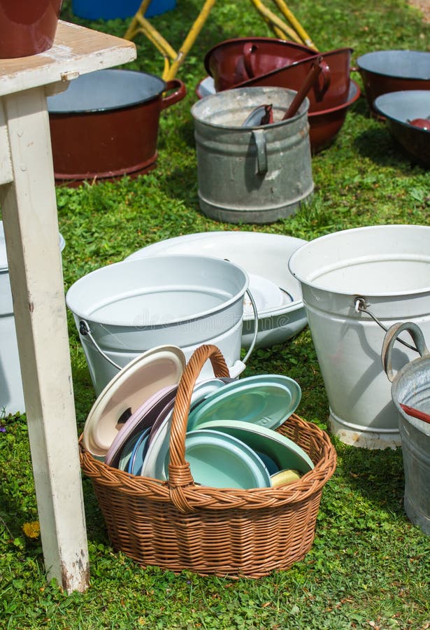 Old Dish Buckets Stock Photos Free & RoyaltyFree Stock Photos from