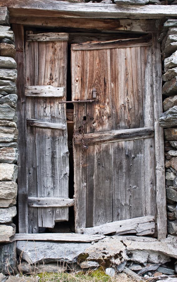 Old door royalty free stock image