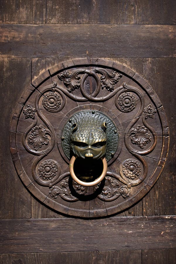 Door Knob with the All Seeing Eye on Stock Image Image of brass