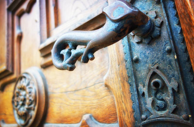 Old doorknob royalty free stock photography