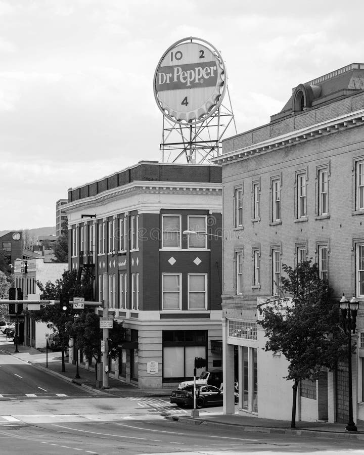 Old Dr. Pepper Sign in Downtown Roanoke, Virginia Editorial Photo Image of city, urban 222923876