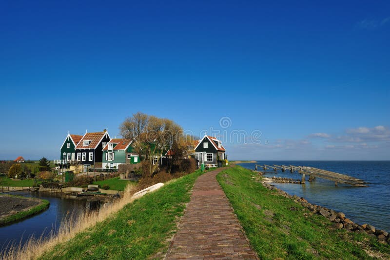 Old dutch houses in Marken