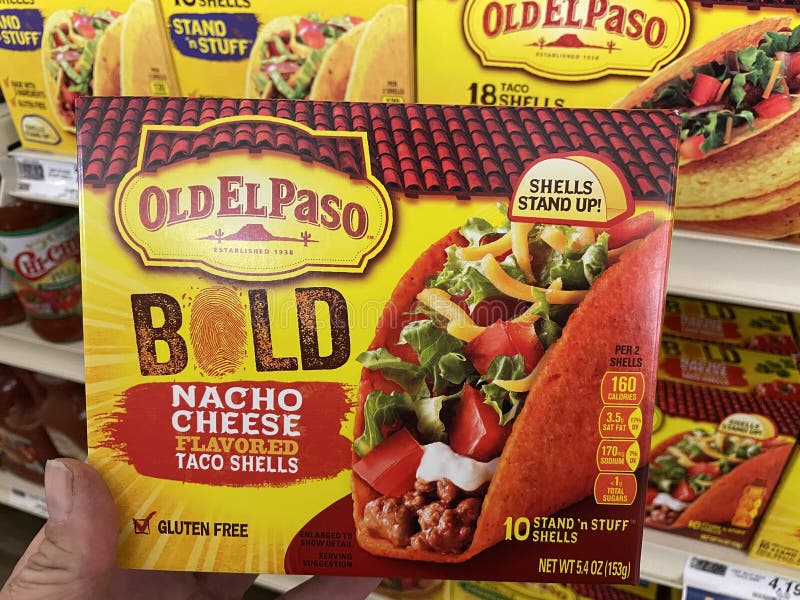 Old El Paso Taco Dinner Kit, with Nacho Cheese Flavored Taco