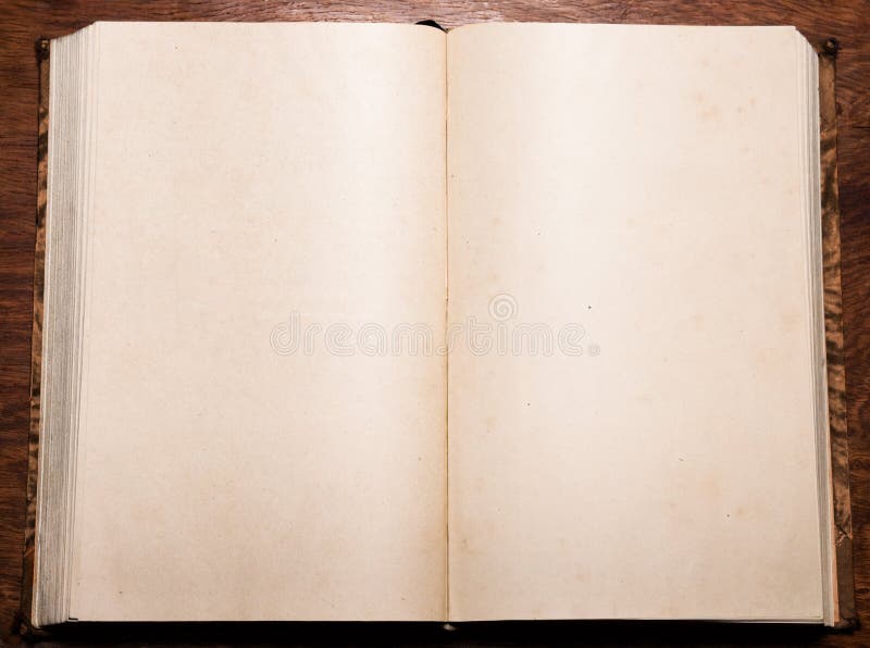 Old empty book stock photo. Image of paper, information - 19120858
