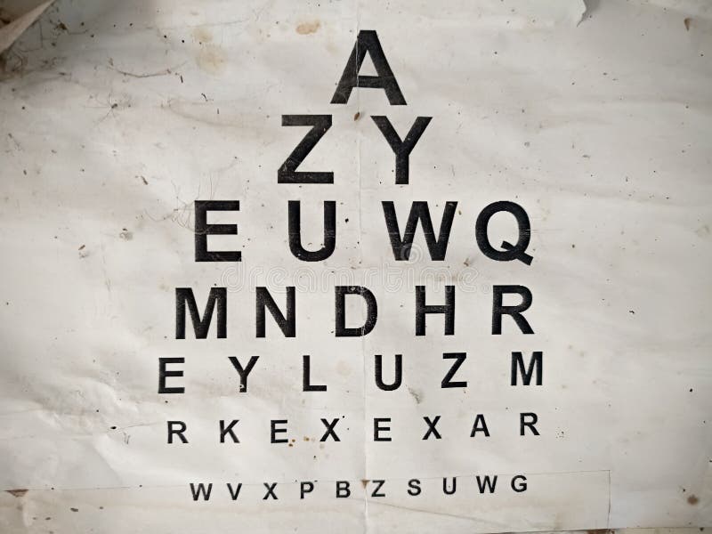 Old Eye Exam Chart Virtual Contact Lens Exam. Eye Sight Test Chart