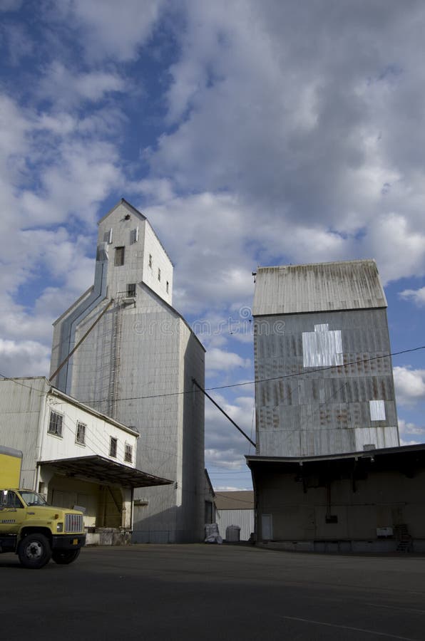 Old factory in historic town