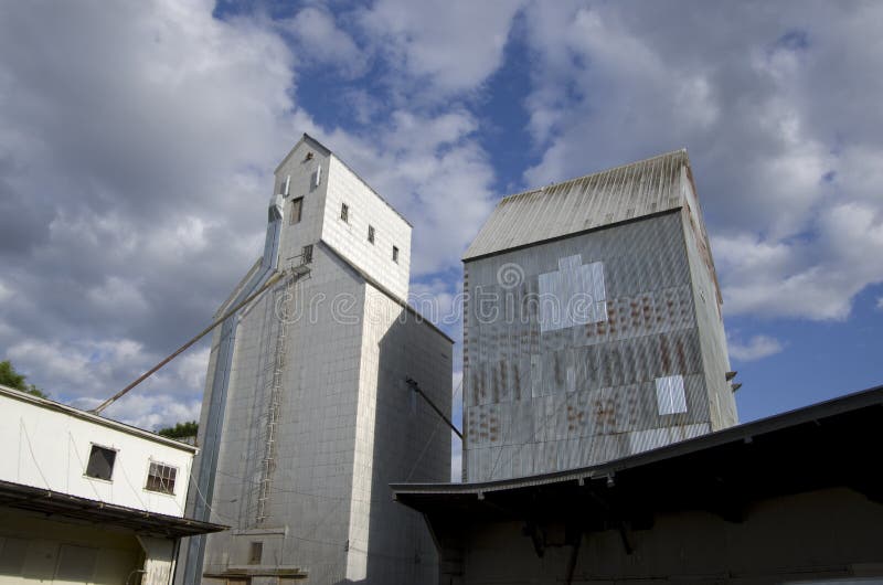 Old factory in historic town