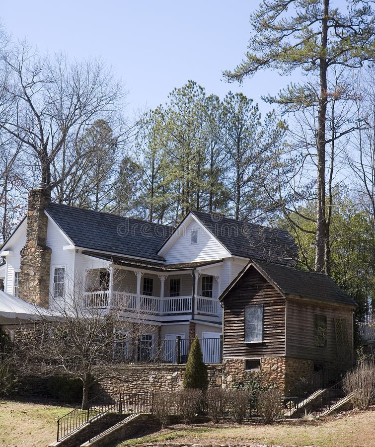 Old Farmhouse on Hill