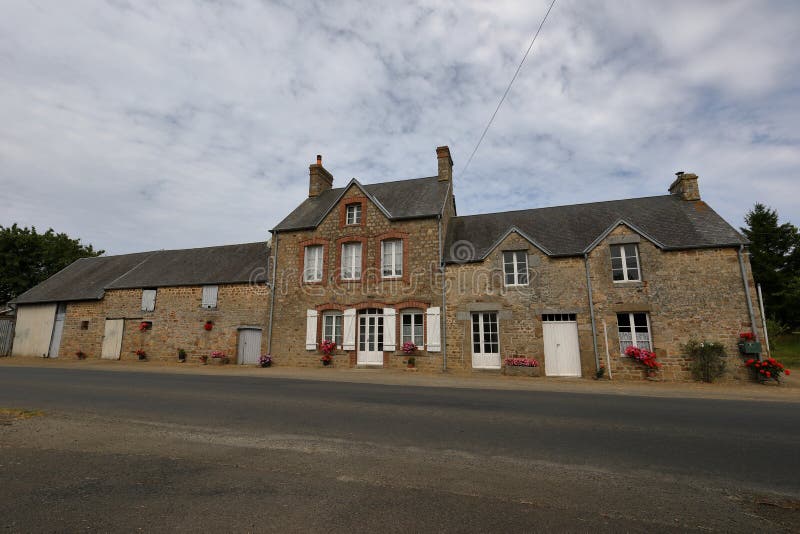 Old Farmhouse in Normandy stock image. Image of farmhouse 123917149