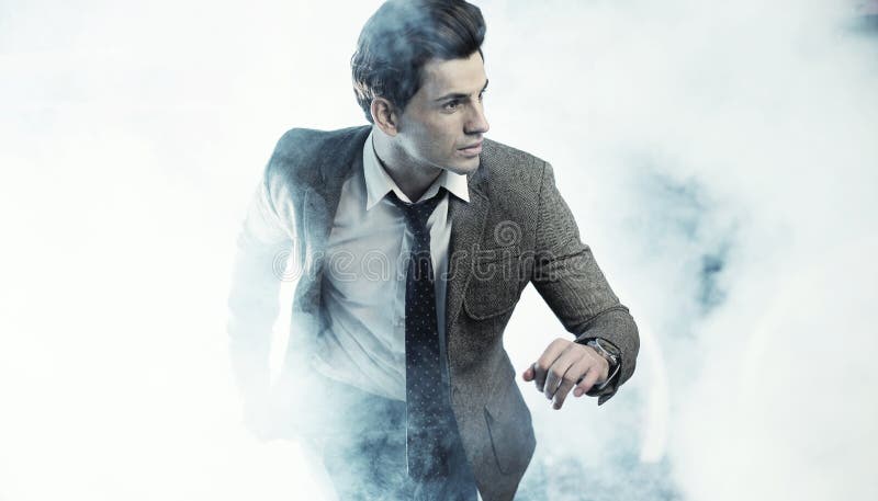 Old fashion style photo of handsome man stock photo Old fashion style photo of handsome man stock photo