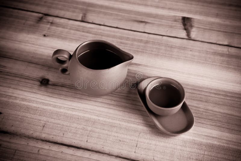 Old fashioned Chinese tea cups