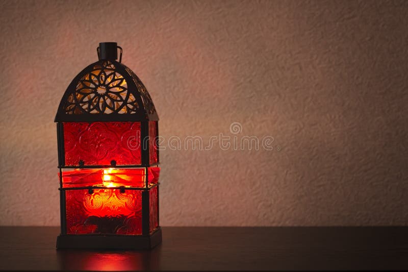Old fashioned lantern stock image