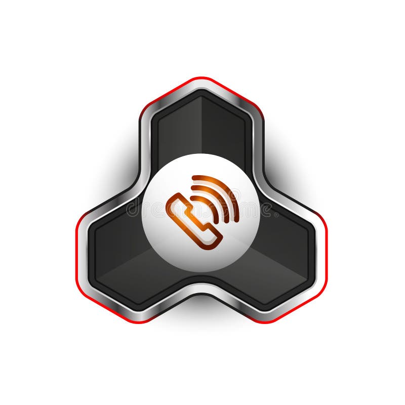 Download Old Fashioned Phone Button, Call Center Support Icon Stock ...