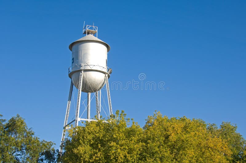 Old-fashioned water tower