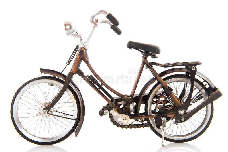 Old bike in retro style stock image. Image of alone, bike 35241189