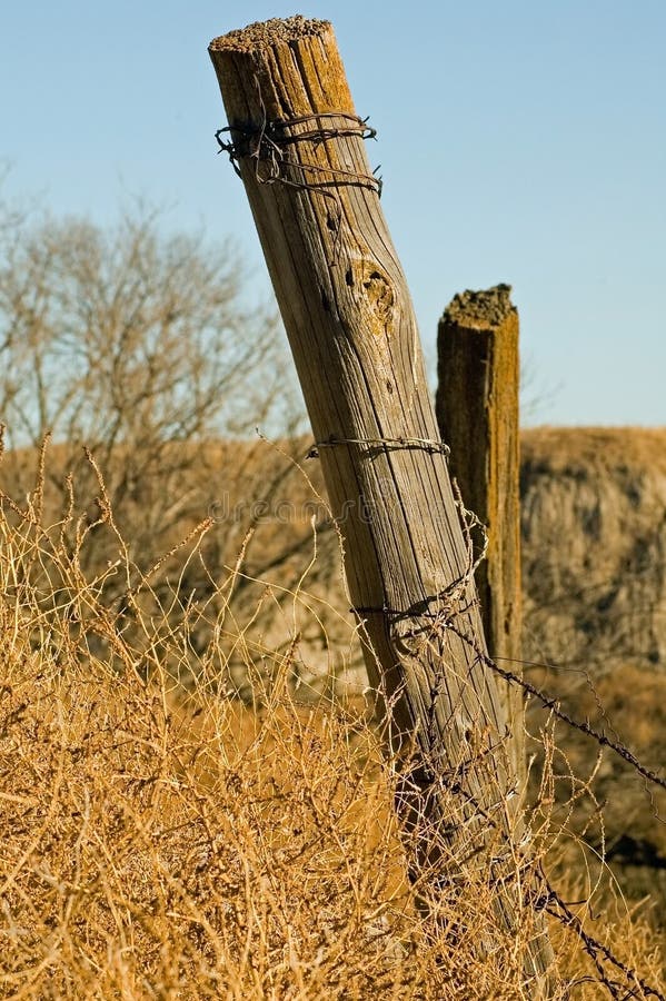 Old Fence Post stock image. Image of security, nature - 1653997