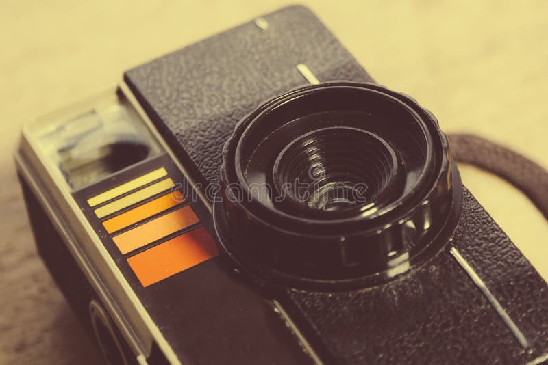 Old film camera stock photo. Image of retro, filter, film 55080264