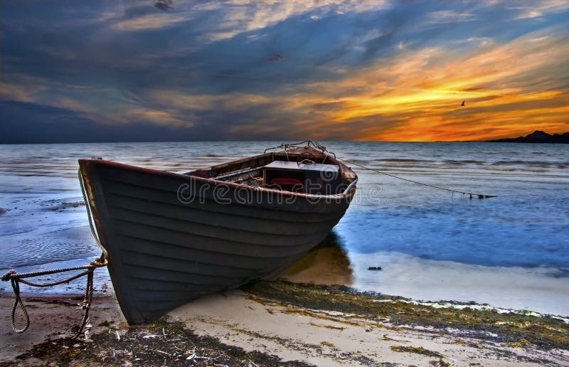 Old fishing boat