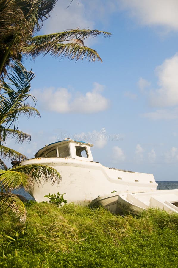 Old fishing boats on land corn island nicaragua royalty free stock photos Old fishing boats on land corn island nicaragua royalty free stock photos