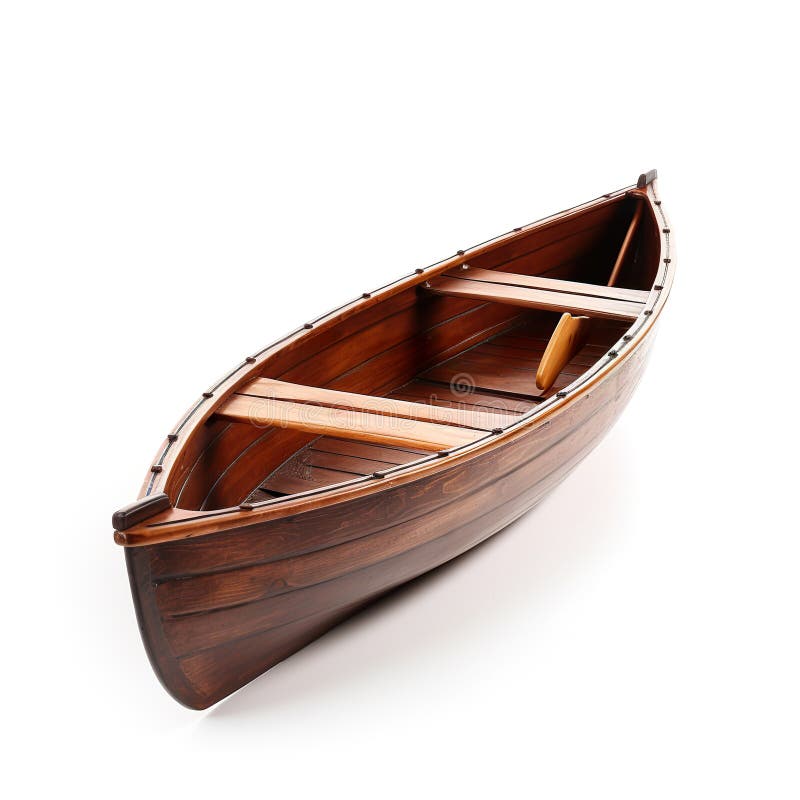 Old Fishing Wooden Boat 3D Rendering. Small Wooden Empty Rowing Boat Stock  Illustration - Illustration of boat, furniture: 276539058