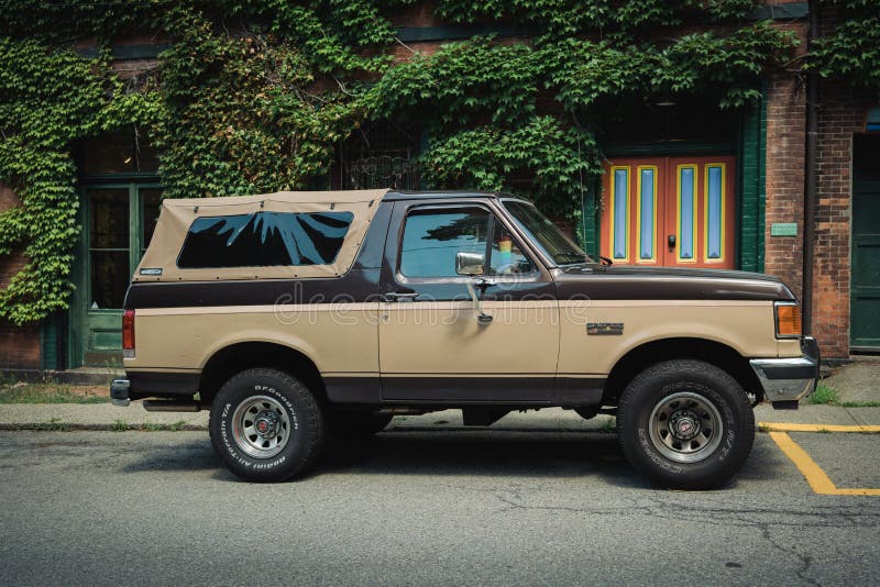 Old Ford Bronco, Cold Spring, New York Editorial Stock Photo Image of
