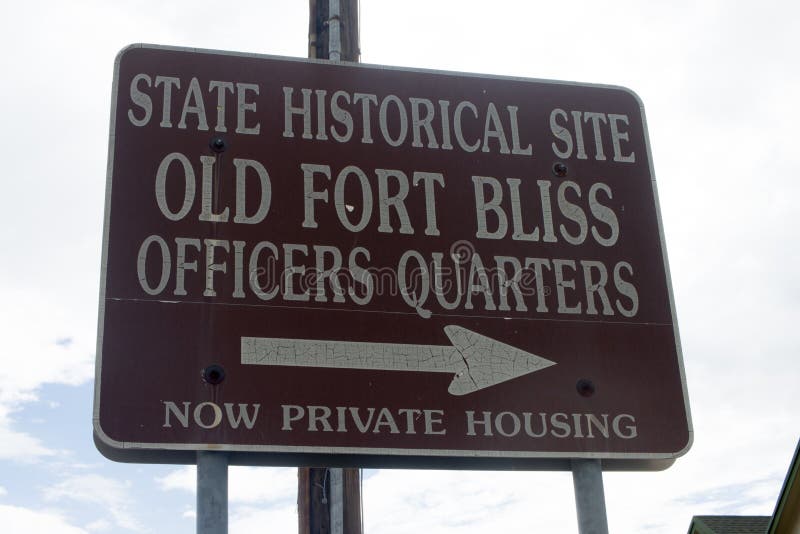 Old Fort Bliss Officers Quarters in El Paso,Texas