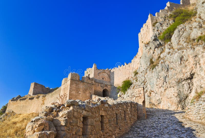 Old fort in Corinth, Greece