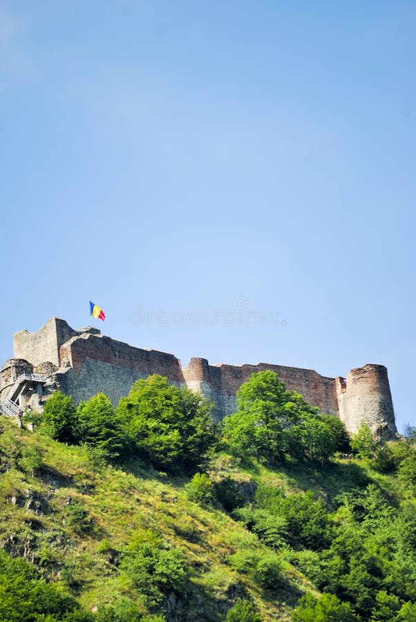 Old fortified castle of Vlad Tepes in Romania