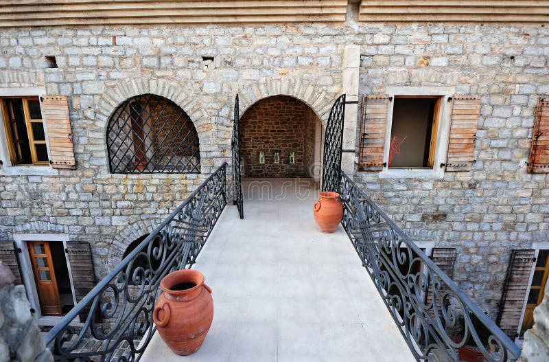 Old fortress of Budva town royalty free stock photography