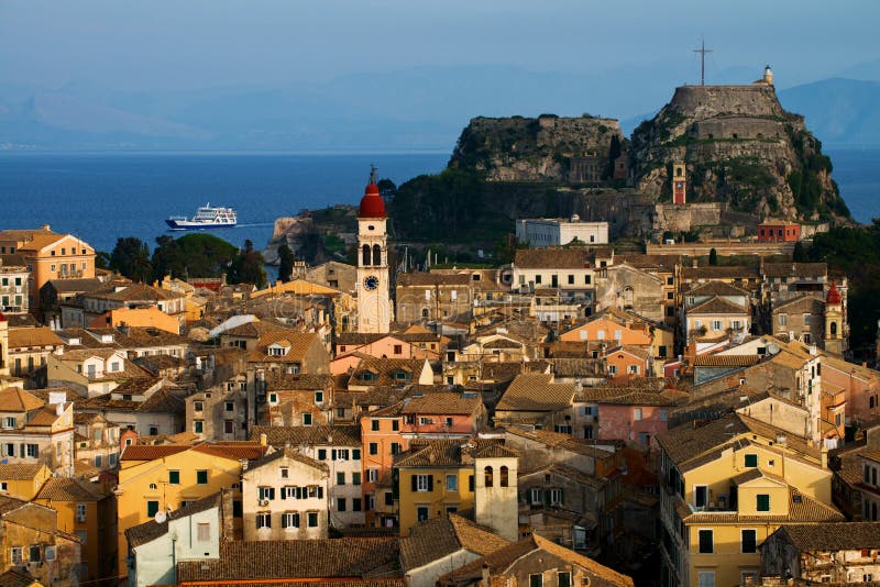 The Old Fortress of Corfu in Corfu, Greece