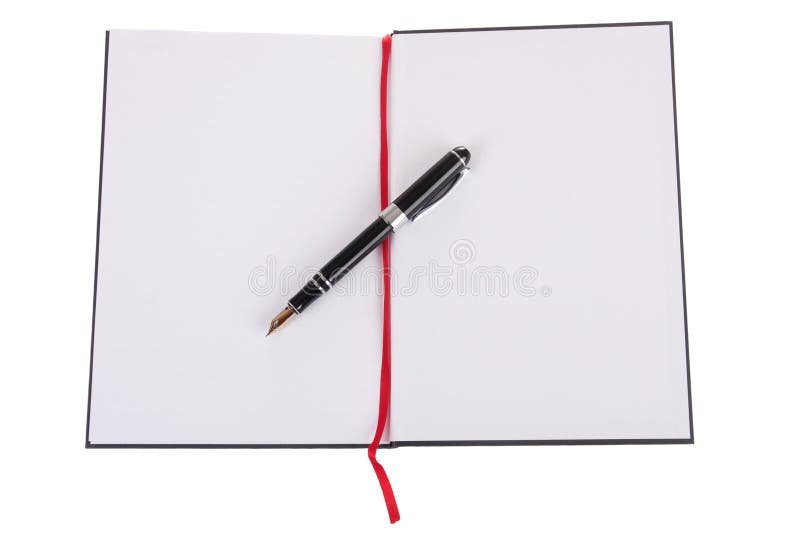 Old Fountain Pen and Notebook Stock Photo Image of writer, paper