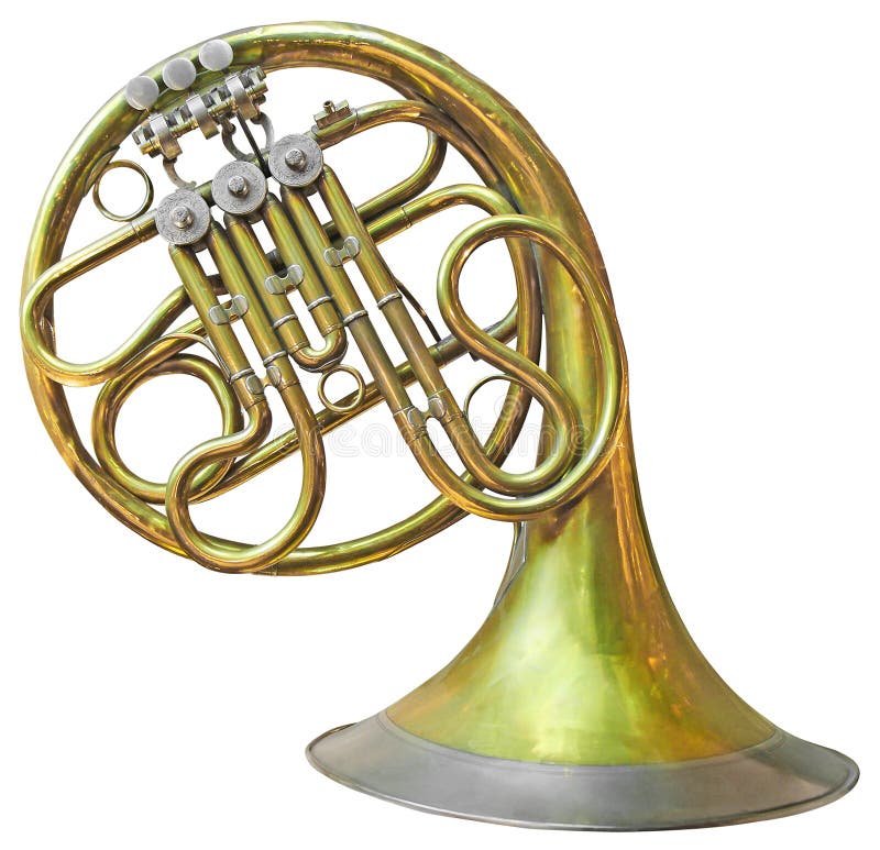 Old French Horn stock image. Image of horn, gold, orchestra 38699315
