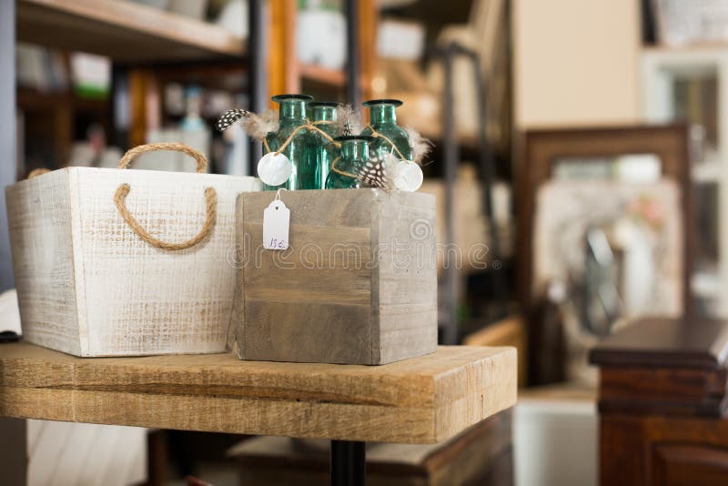 Old Furniture In Secondhand Shop Stock Image Image Of Cabinet