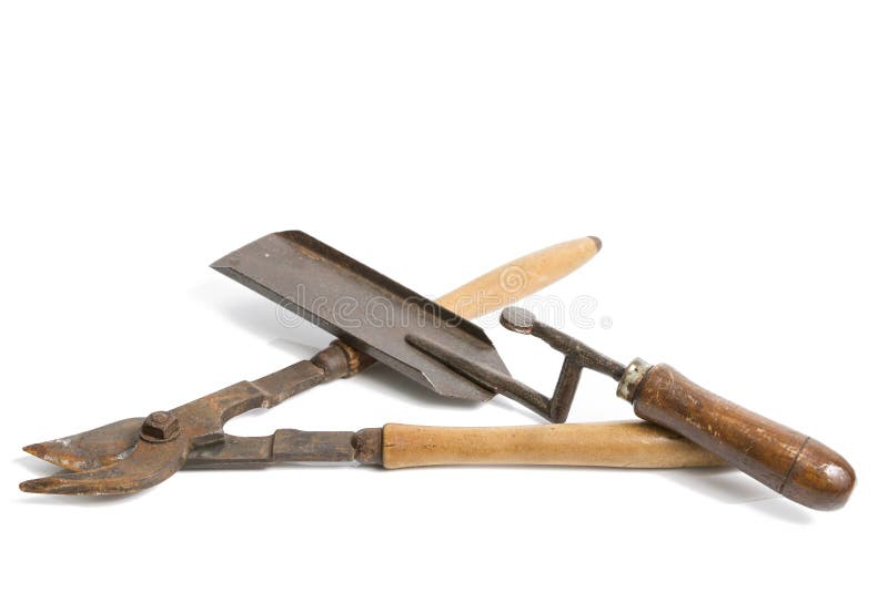 Old Gardening Tools stock image. Image of object, history 42417079
