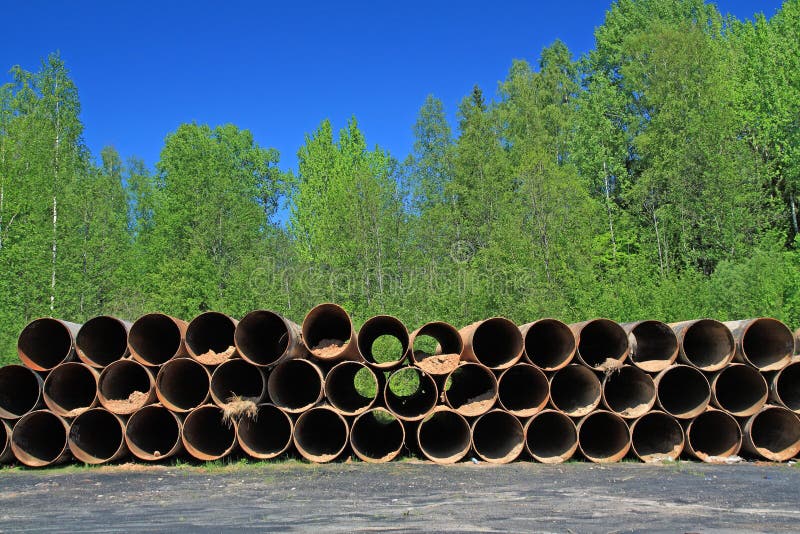 Old gas pipes stock image. Image of environment, abstract 12062109