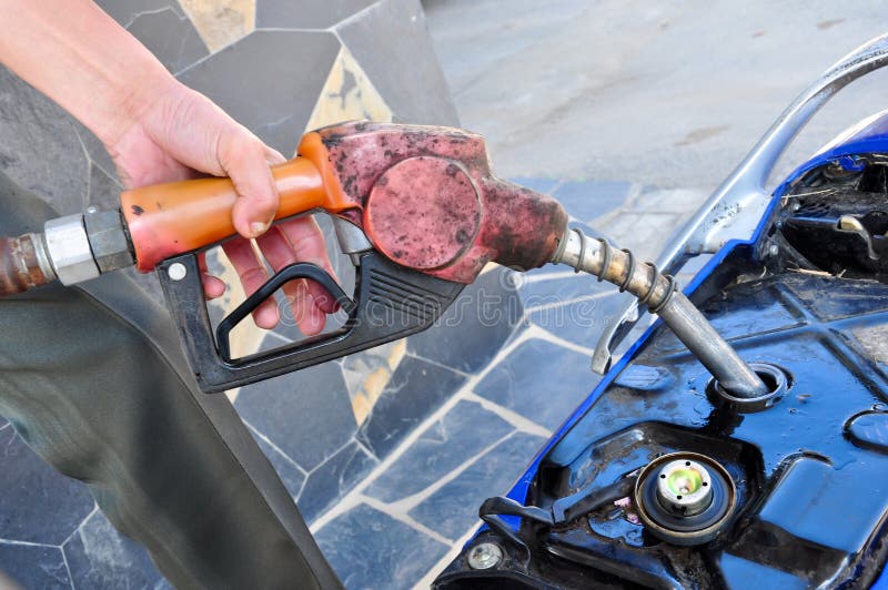 Old gas station handle stock photo. Image of fueling 36214248