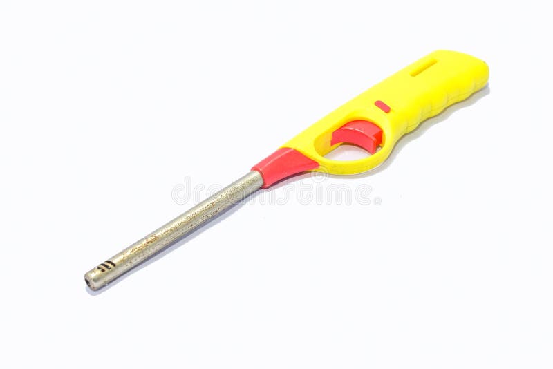 Old gas stove lighter 02 stock image. Image of plastic 76875421