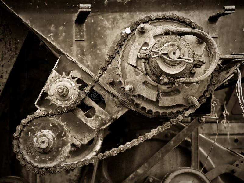 Old gear transmission