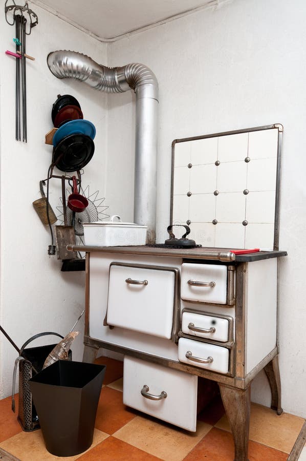 An old German stove stock image. Image of iron, europe 26378885