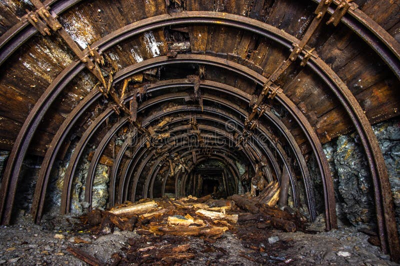 Old gold mine stock photo. Image of mystery, cave, exploration 134541320